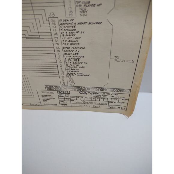 Black Jack Pinball Machine Service Manual Schematic Procedure Book Coin Plates - Picture 8 of 11
